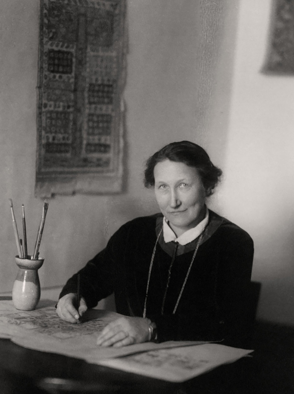 Märta Måås-Fjetterström, Swedish textile master whose Båstad studio has operated continuously since 1919