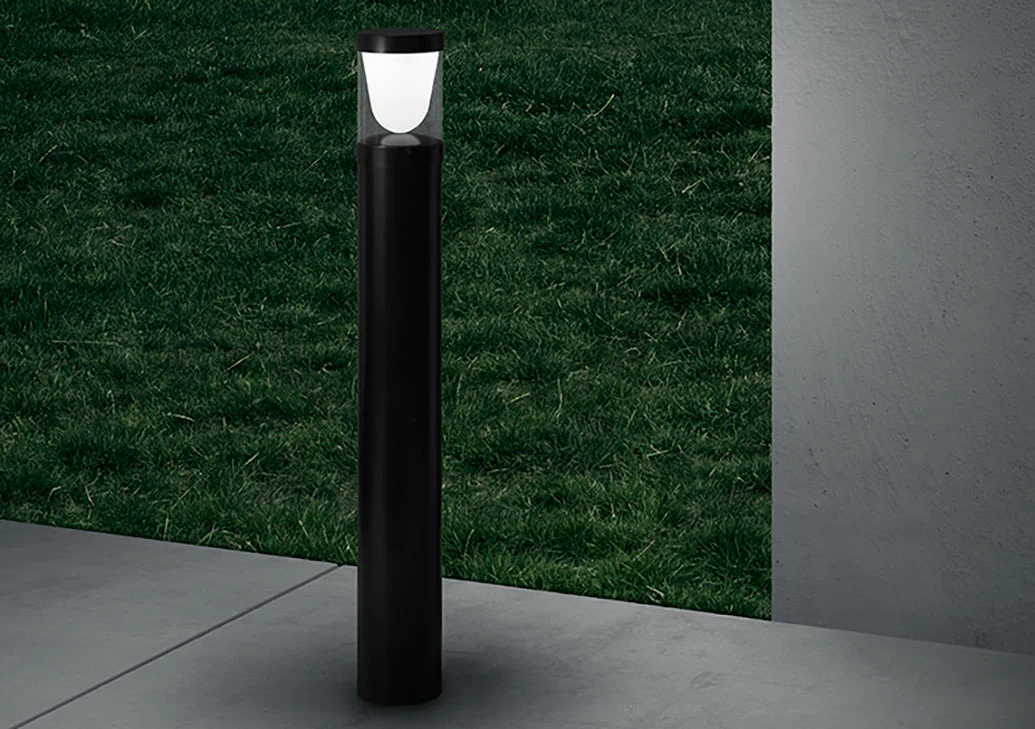convex box bollard black liggande convex box bollard black liggande