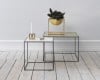Bylassen Kubus 1 Kubus Bowl Matchbox Cover Brass Twin Tables Lifestyle High Res | Scandinavian Design
