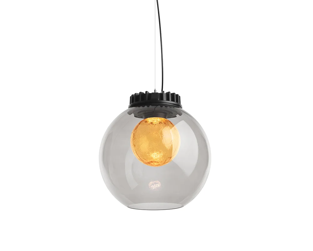 City Globe grey cognac