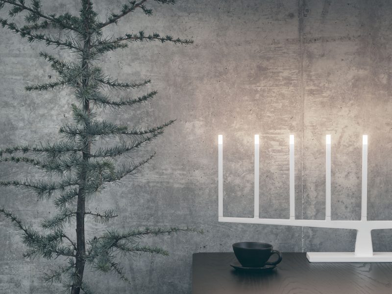 A modern and minimalistic advent candlestick by Eric Douglas & Olle  Lundberg - ateljé Lyktan 