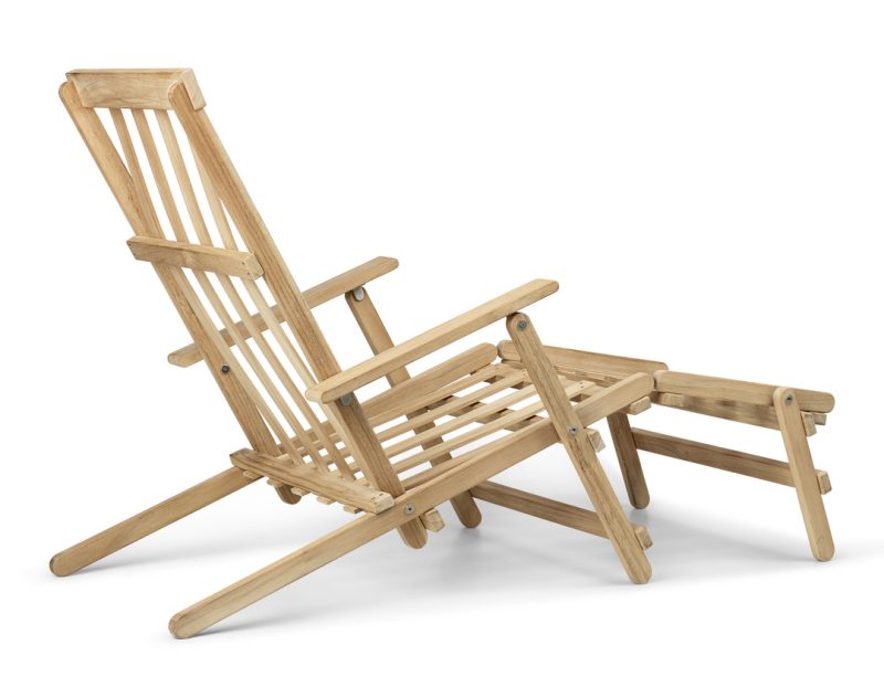 The BM5565 Deck Chair with integrated footrest by Børge Mogensen – Carl ...