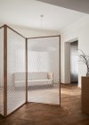 Reverso room divider Ann Idstein unique light control visual noise reduction playful design workspace solution