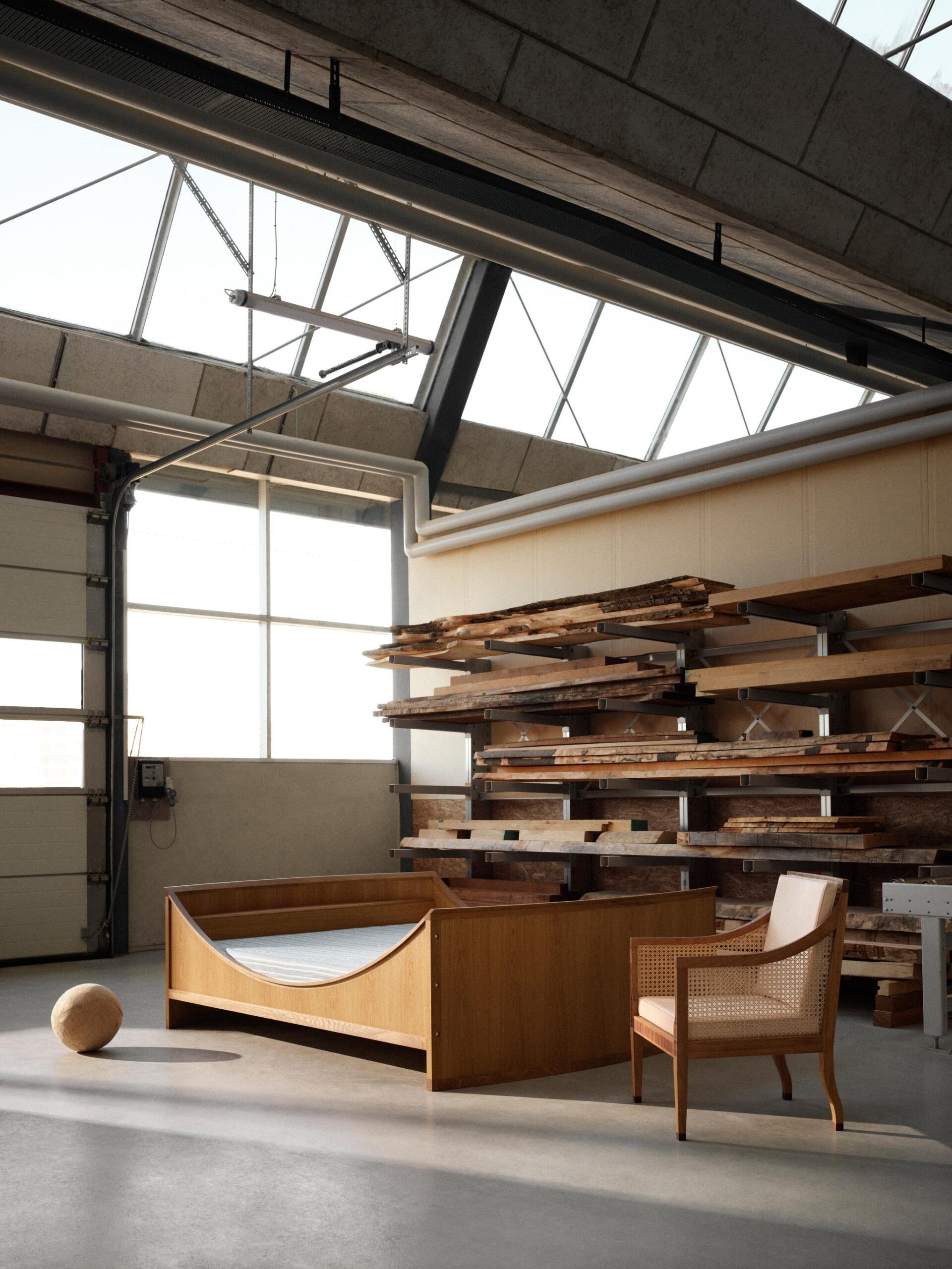 The English Chair & The Spherical Bed by Kaare Klint's