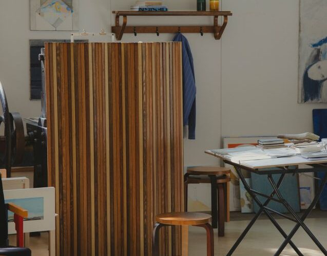 Artek furniture collection reimagined with Paul Smith's colorful design approach