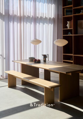 ITA furniture collection by OEO Studio for Tradition merging Scandinavian design principles with Japanese craftsmanship