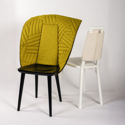 F.A.B Chair Series by Färg & Blanche for Driade featuring innovative upholstery techniques and sculptural forms