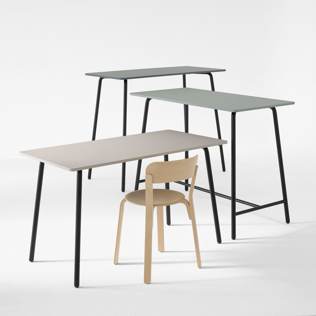 Studio Table by TAKT Studio featuring minimalist design with versatile functionality for home and office settings