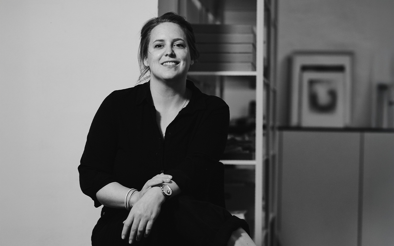 German designer Verena Hennig of AKTTEM with her innovative Reb Lamp pendant lighting design for Normann Copenhagen.