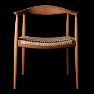 Pp_mobler_pp501_round_chair_cherry_cane_natural_bg_black_khp-1 | ScandinavianDesign.com