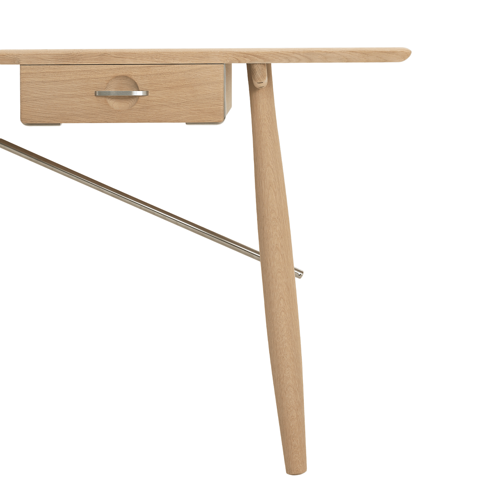 Pp_mobler_wegner_pp571_architects_desk_oak_soap-2 | ScandinavianDesign.com