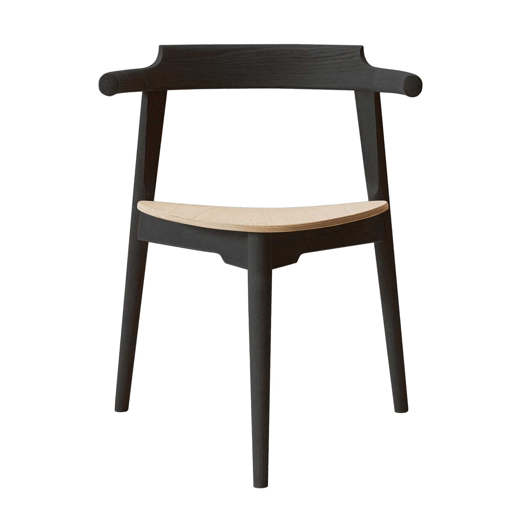 Pp_mobler_wegner_pp58_3_tripod_chair_tannictint_black_ash_soap-1 | ScandinavianDesign.com