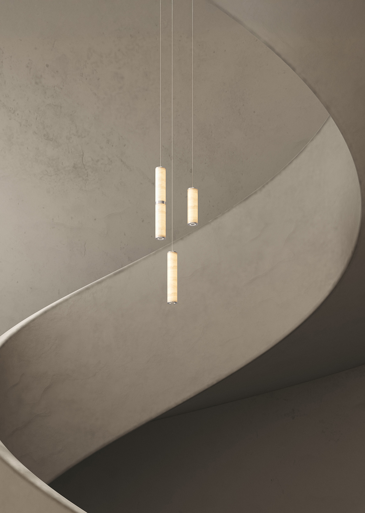 ANOUR PARS Collection modular onyx lighting system designed by Norm Architects for contemporary interiors