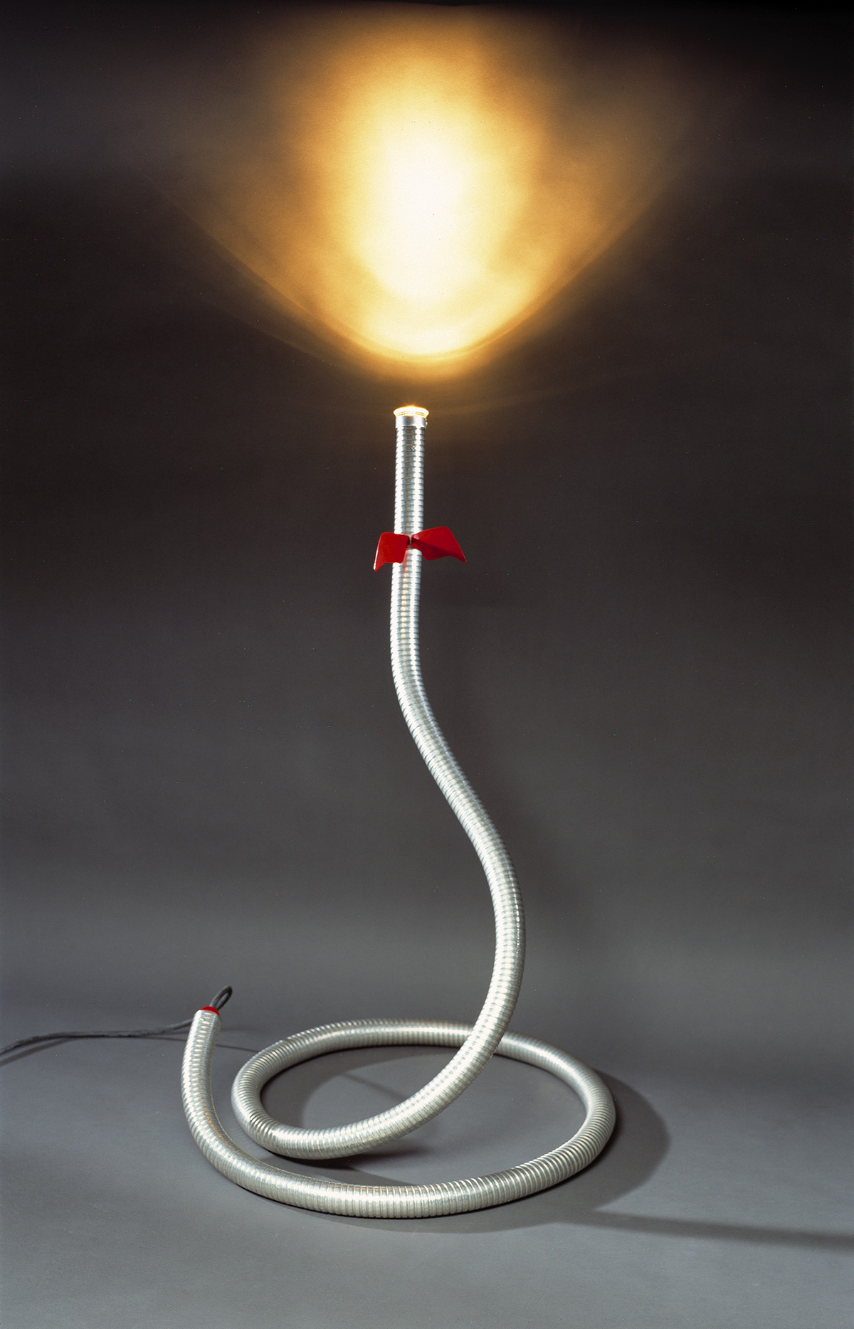 Draken lamp by Sigurdur Gústafsson Källemo 2000 serpentine snake-inspired lighting design organic form