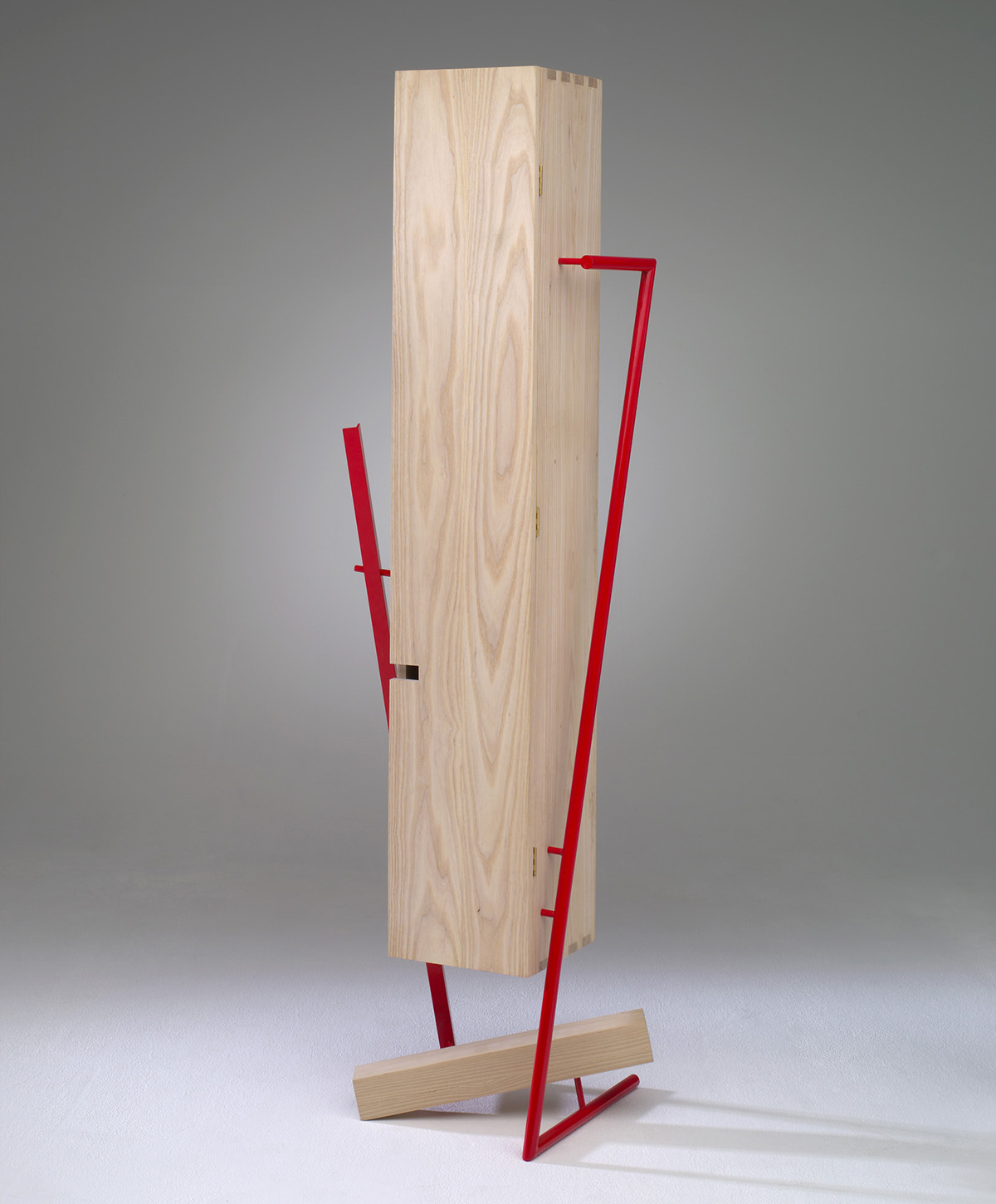 Twist cabinet by Sigurdur Gústafsson Källemo solid ash wood steel frame contemporary storage furniture