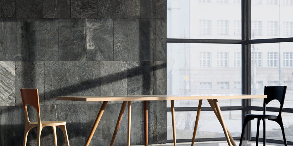 Branchmark 8 Table Gert Wingårdh Sara Helder Zanat Interior Innovation Award 2015 winner hand-carved narwhal tusk inspired leg