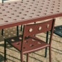 Balcony Chair iron red_Balcony Table iron red