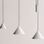 Compass Pendant brushed alu collection