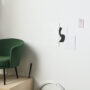 Dorso Canvas 946 black powder coated steel base