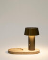L25-portable-table-lamp_brass_oak-base_design-by-lars-vejen-for-hereafter_2025 | ScandinavianDesign.com