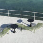 Palissade Park Bench olive_Palissade Cone Table anthracite