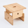 Wood Box Coffee Table oiled oak
