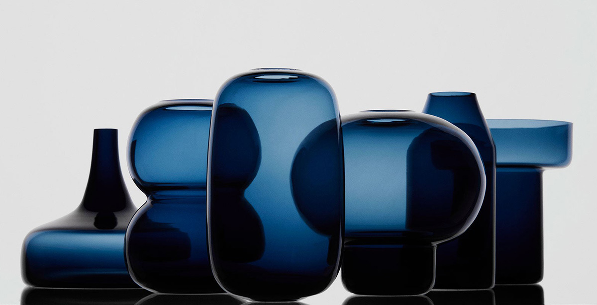 Midsummer Vases Midnight Blue By Claesson Koivisto Rune For Orrefors | ScandinavianDesign.com