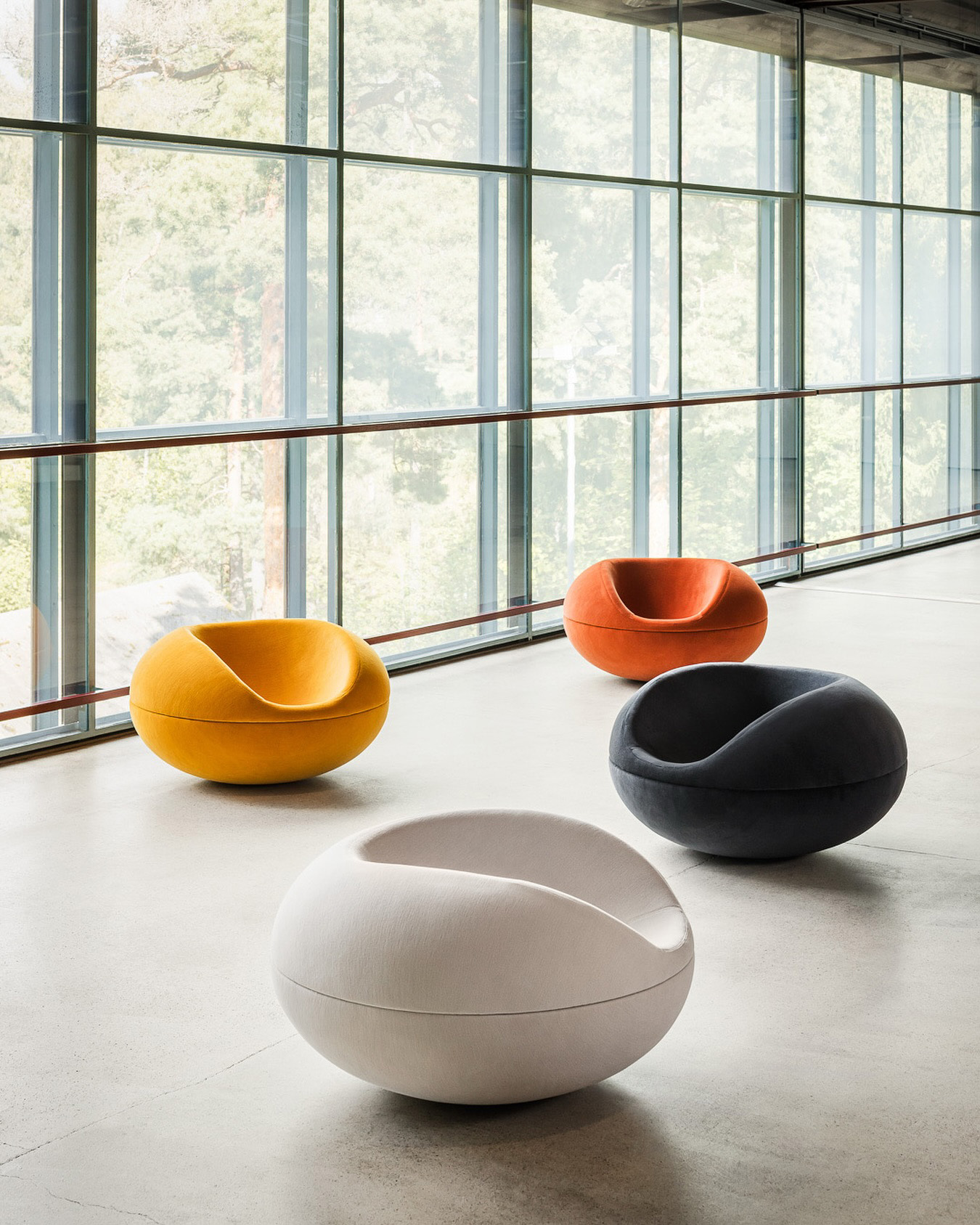 The very first new edition of Eero Aarnio's legendary Pastil chair has arrived
