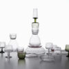 Marimekko Syksy glassware collection by Matti Klenell displaying autumn-inspired patterned surfaces