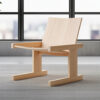 David Ericsson V.DE.07 Swedish pine chair with clean lines and natural wood grain showing contemporary design