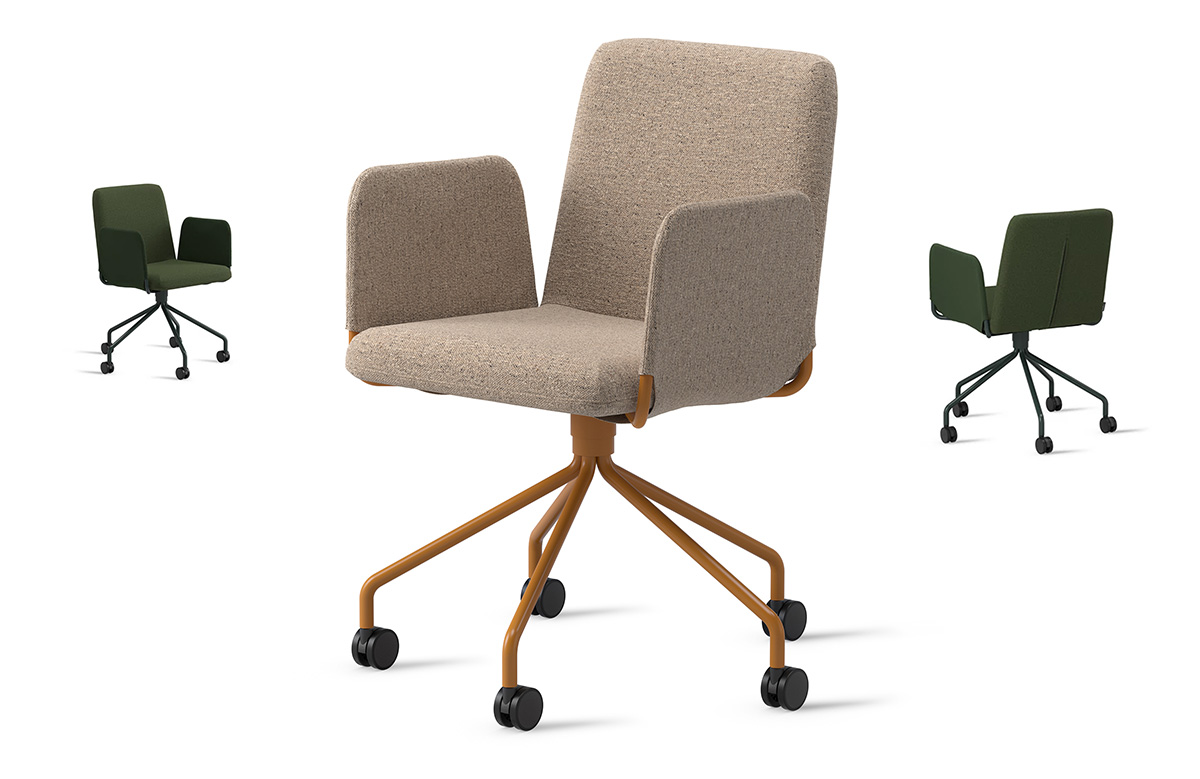Bolero chair/armchair by Nina Jobs