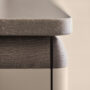 Integrated Oak Handle Detail On Align Kitchen Showing Craftsmanship And Rounded Edges By Rikke Frost