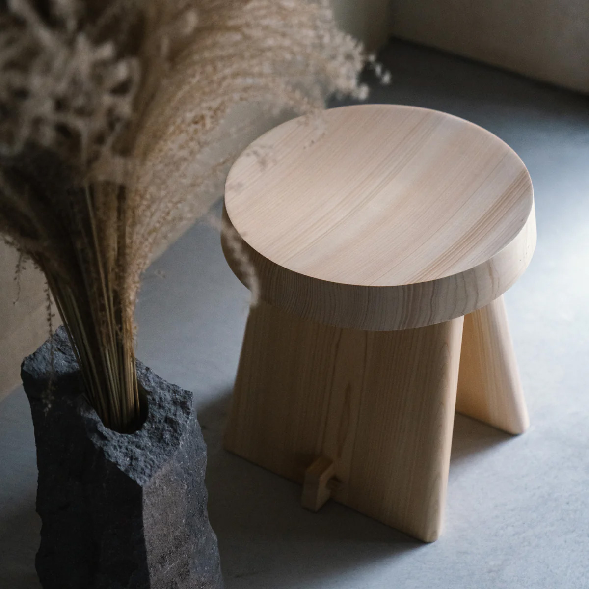 POJ Studio Norm Architects Joinery Stool Hinoki Wood