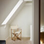MK16FoldingChair OakOilCottonCanvasNatural 1