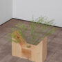 Contem furniture collection The King’s Hat, designed by Nick Ross — pruned linden branches from Kungshatt, Stockholm