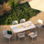 FH Vind Armchair Chair Table Mist Grey