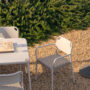 FH Vind Armchair Chair Table Mist Grey close up