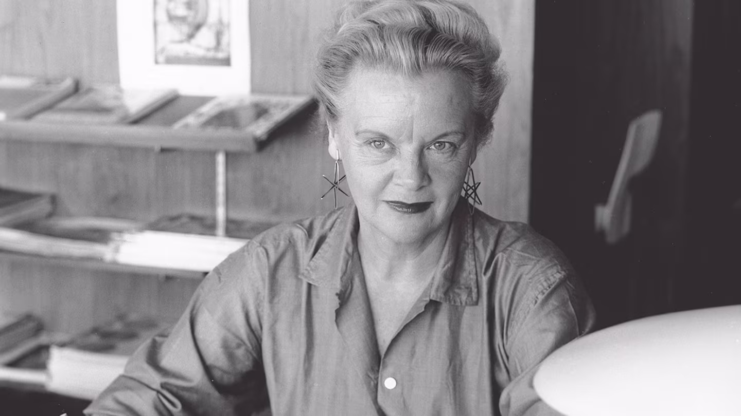 Greta Magnusson Grossman portrait, Swedish designer and architect 1906–1999