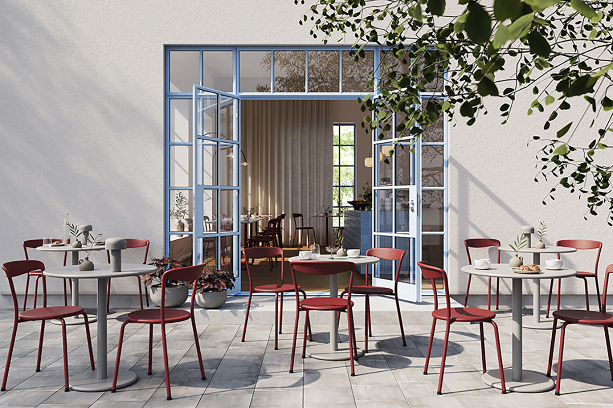 MATERIA Ina chair and table Interior 1