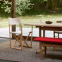 MK16FoldingChair BeechOilCottonCanvasNatural MogensenC18TableOakLightOil BMBenchwithoutbackRemix643