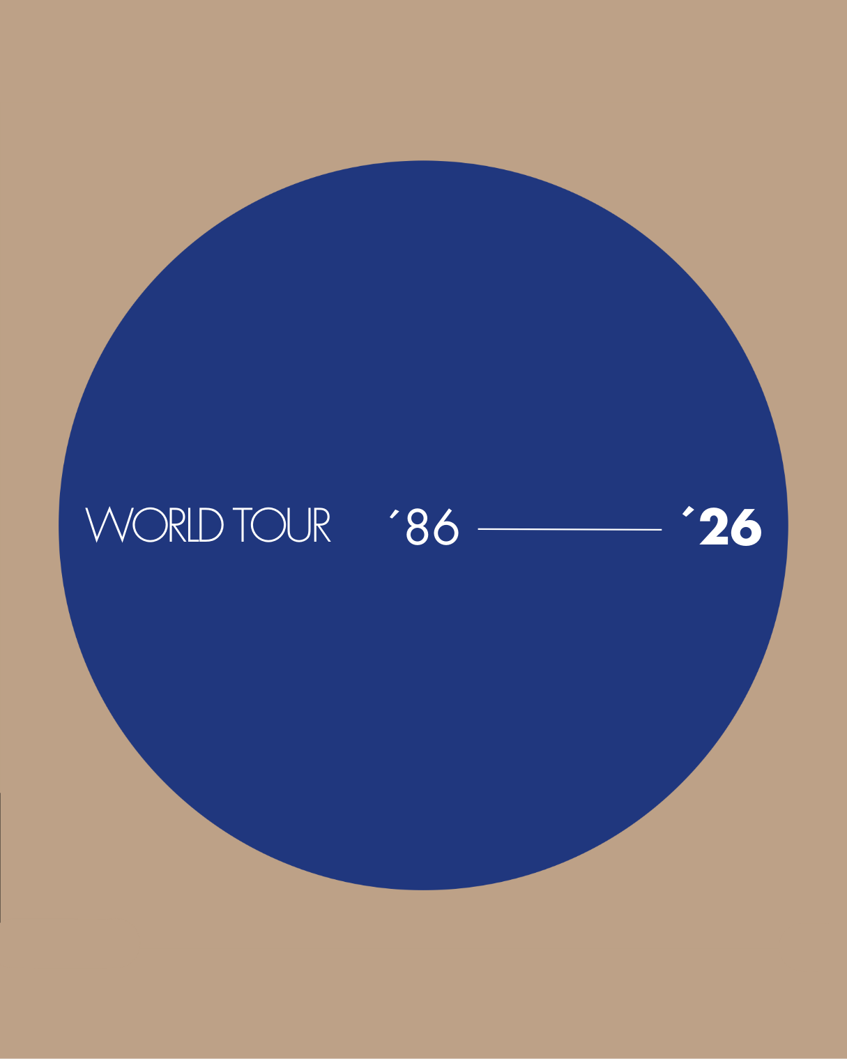 BLÅ WORLD TOUR ’86 - ’26 | 40 years together