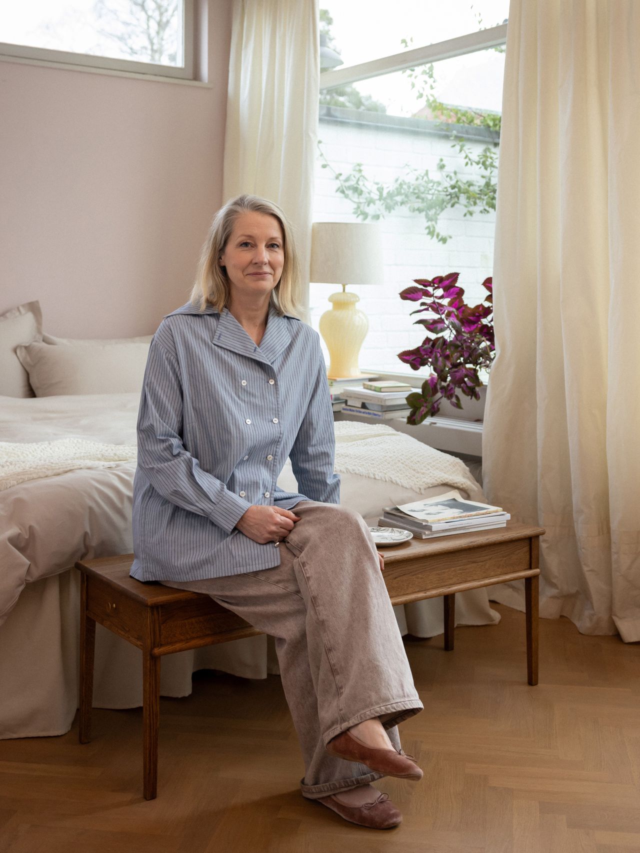 Eva Schildt, designer of the Luca collection for Mille Notti