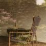 The Whisky Chair Watercolour Dark Chocolate Elegance Walnut Walnut
