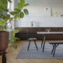 Esplanadi 145133015 dark violet light grey stone dining room