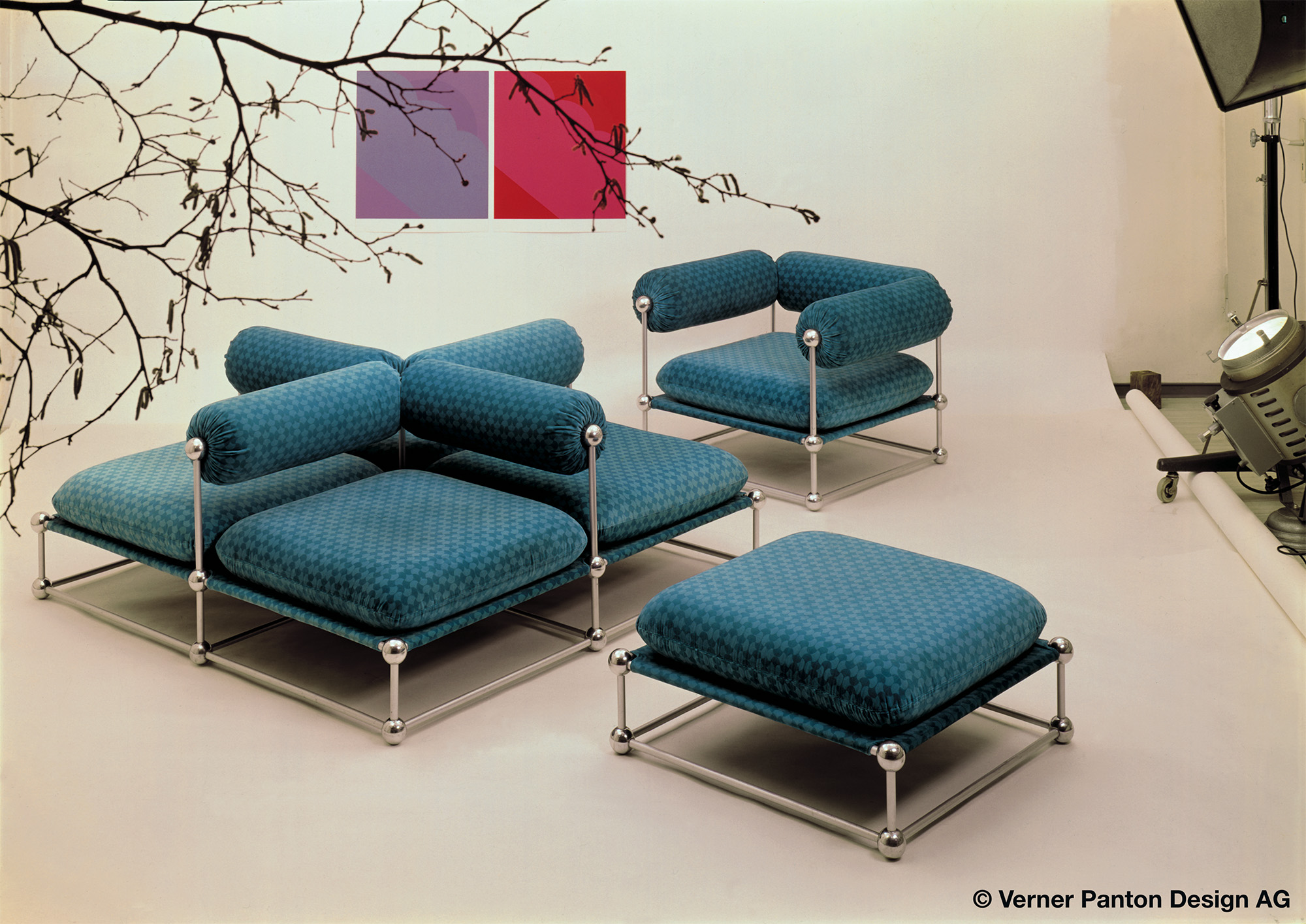 Modular conceived furniture system series 420 1963 designed by Verner Panton VIP 252 3 Modular conceived furniture system series 420 1963 designed by Verner Panton VIP 252 3