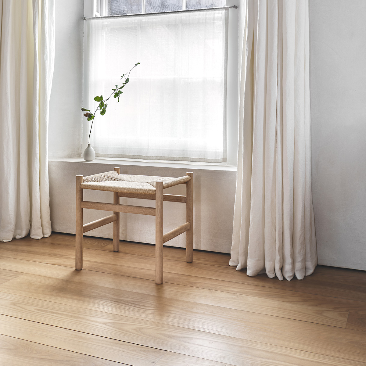 CH53 oak whiteoil papercord natural CH53 oak whiteoil papercord natural