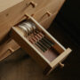 The Silverware Cabinet Oregon pine Walnut13