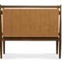 The Silverware Cabinet Oregon pine Walnut PS02
