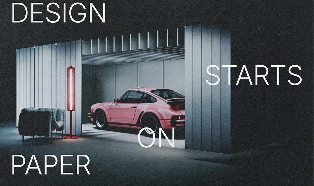 Design starts on paper