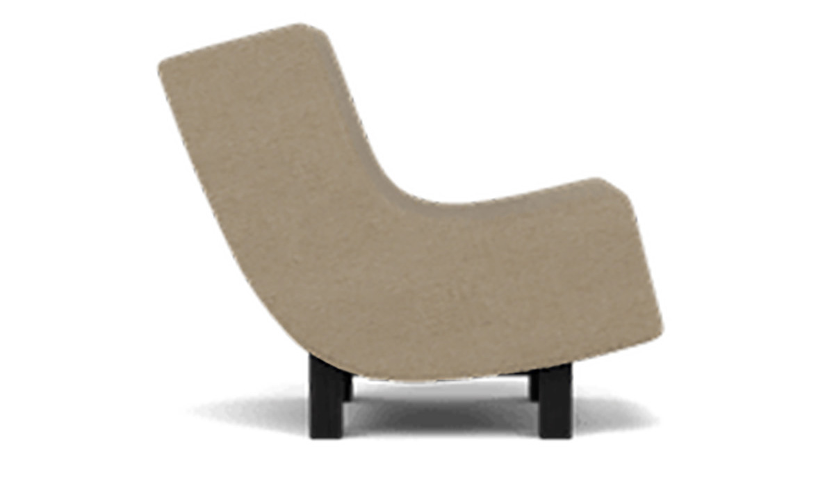 FogiaBD1 Lounge Chair Solid black stained oak Ecriture 240 Side(1)